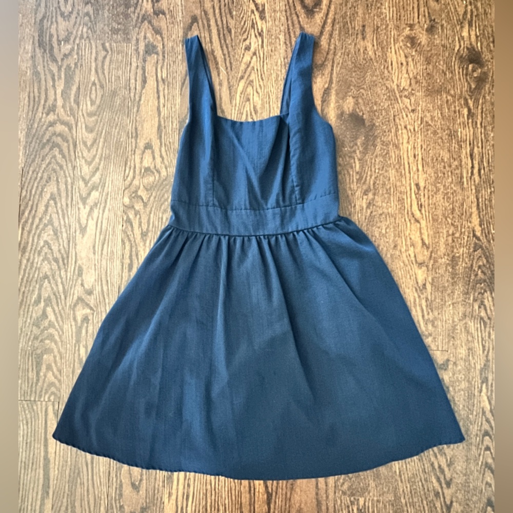 FRANCESCA’S Navy Blue Mini Dress